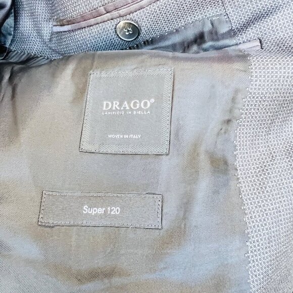 Boss Hugo Boss Huge4/Genius3 Wool slim sport coat, textured gray, Size 40R - Picture 12 of 16